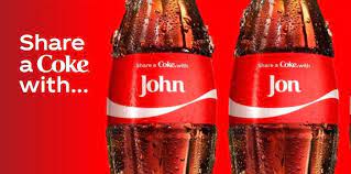 Coca-Colaの「Share a Coke」キャンペーン