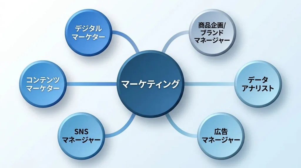 マーケティング職種マップ